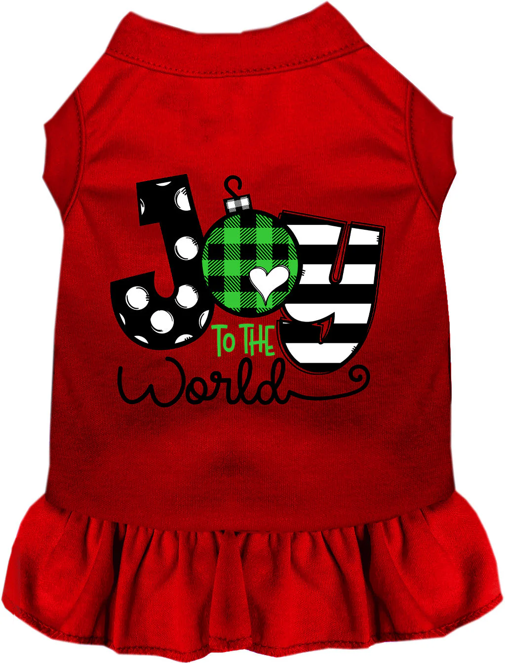 Joy to the World Christmas Pet Dress - Image 3