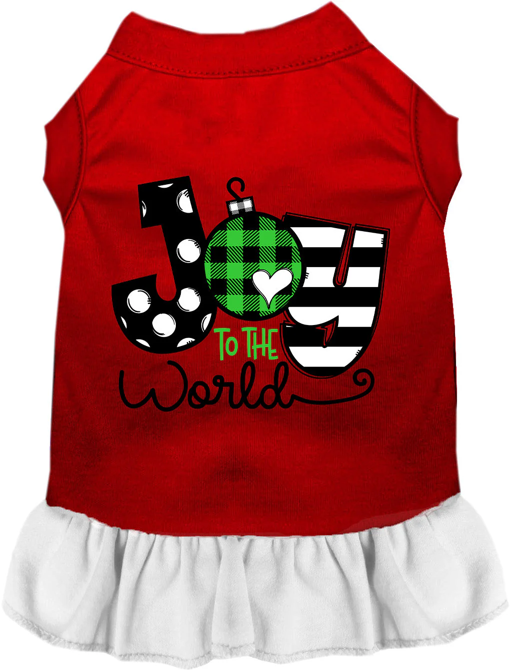Joy to the World Christmas Pet Dress - Image 4