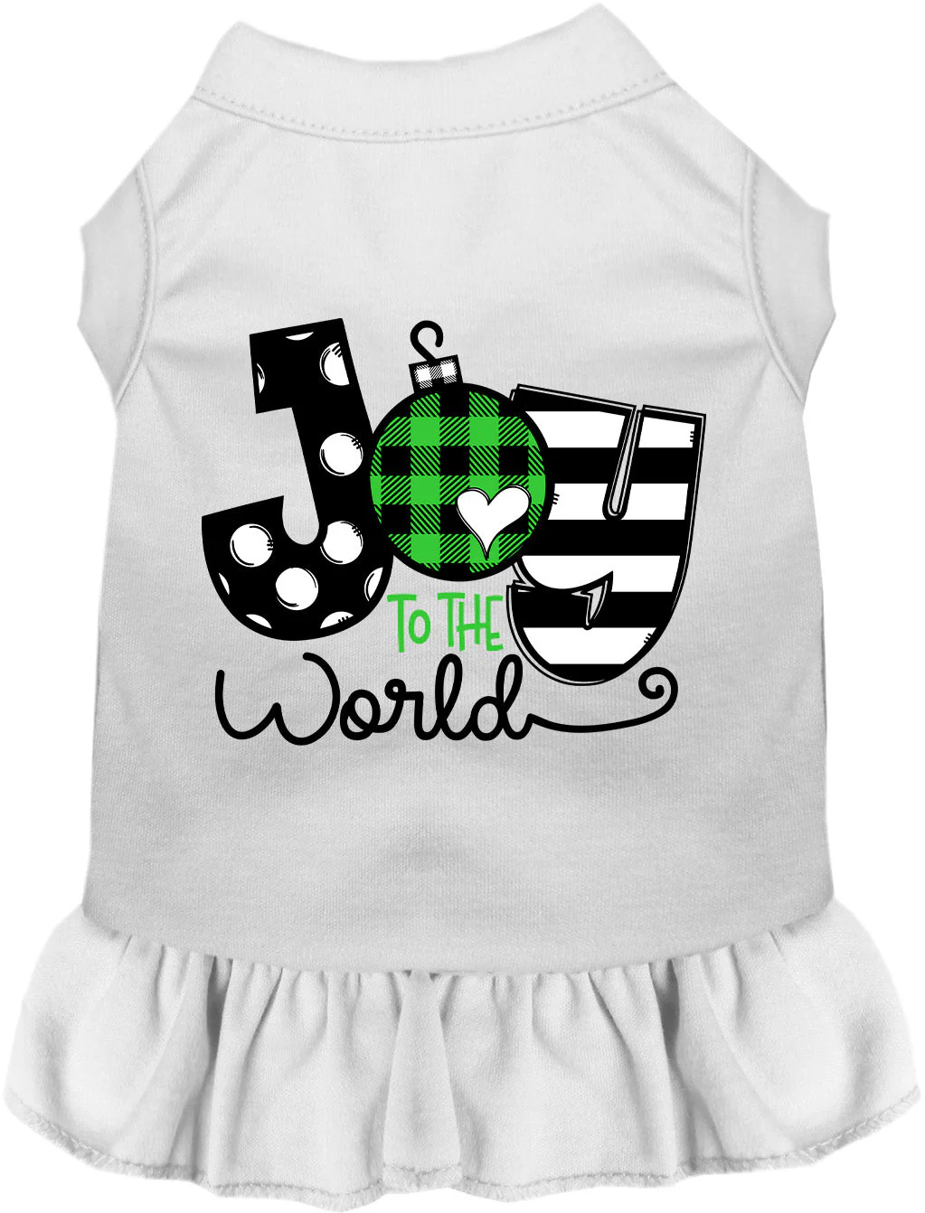 Joy to the World Christmas Pet Dress - Image 5