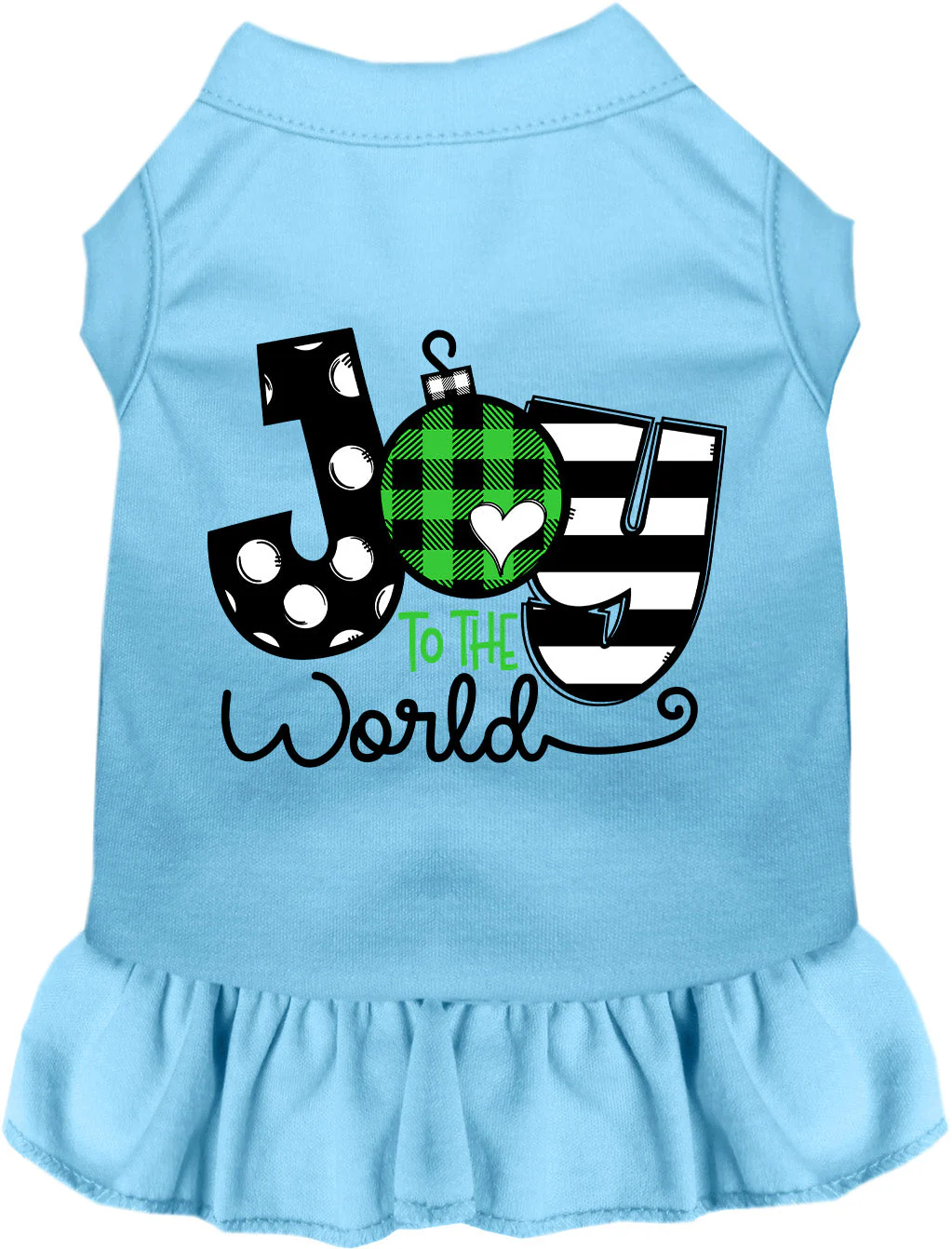 Joy to the World Christmas Pet Dress - Image 6