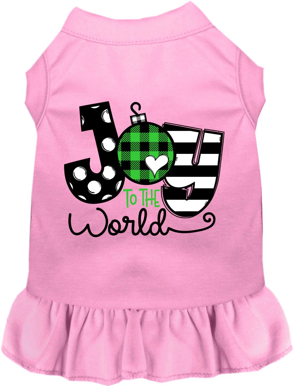 Joy to the World Christmas Pet Dress - Image 7