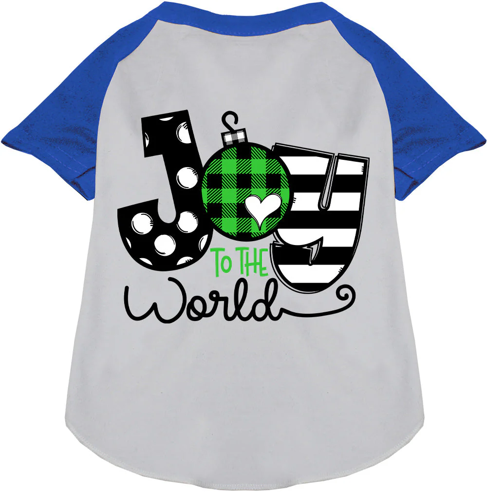 Joy to the World Pet Raglan Shirt - Image 4