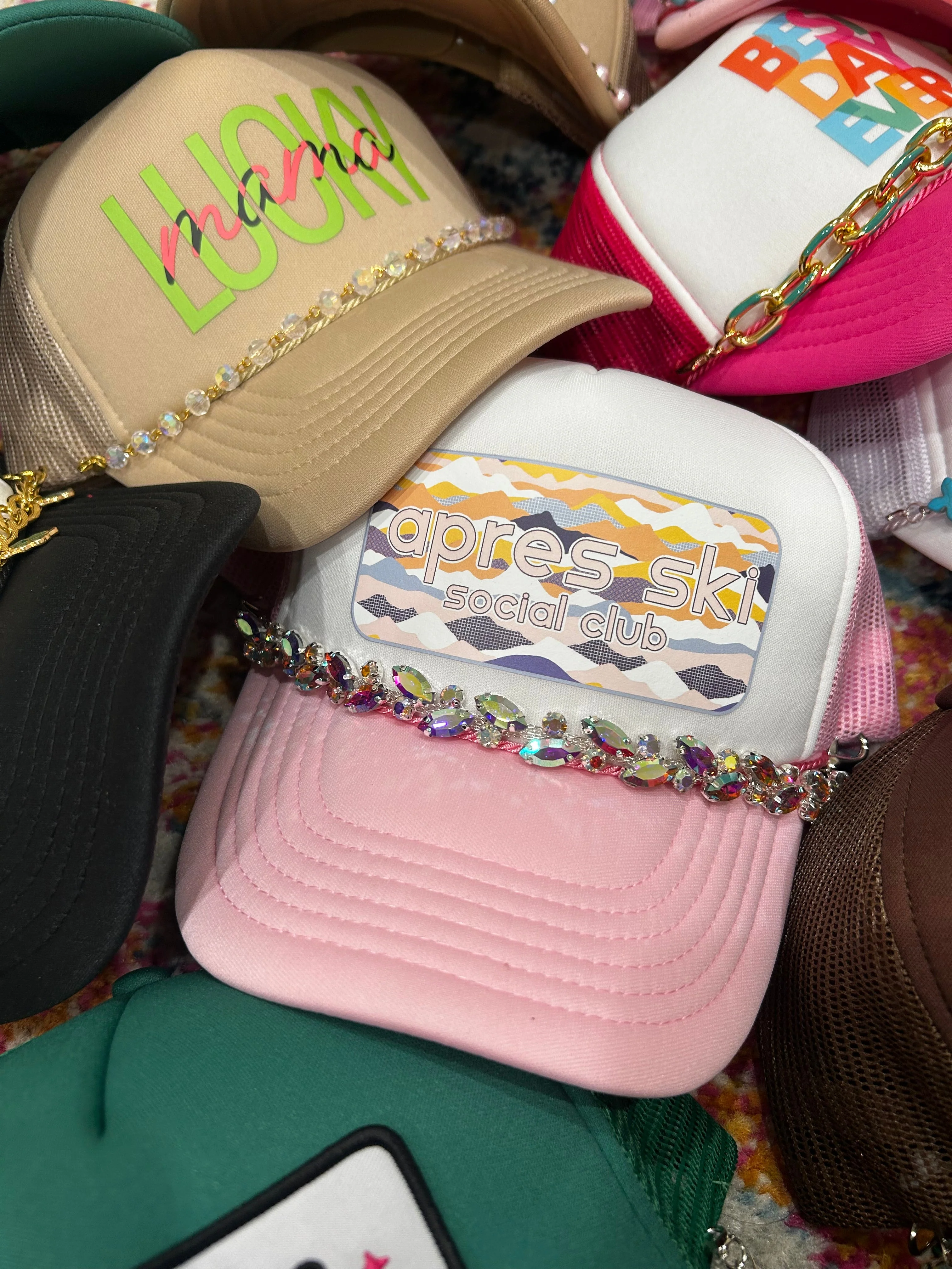 Jumbo AB Rhinestone Trucker Chain - Image 2
