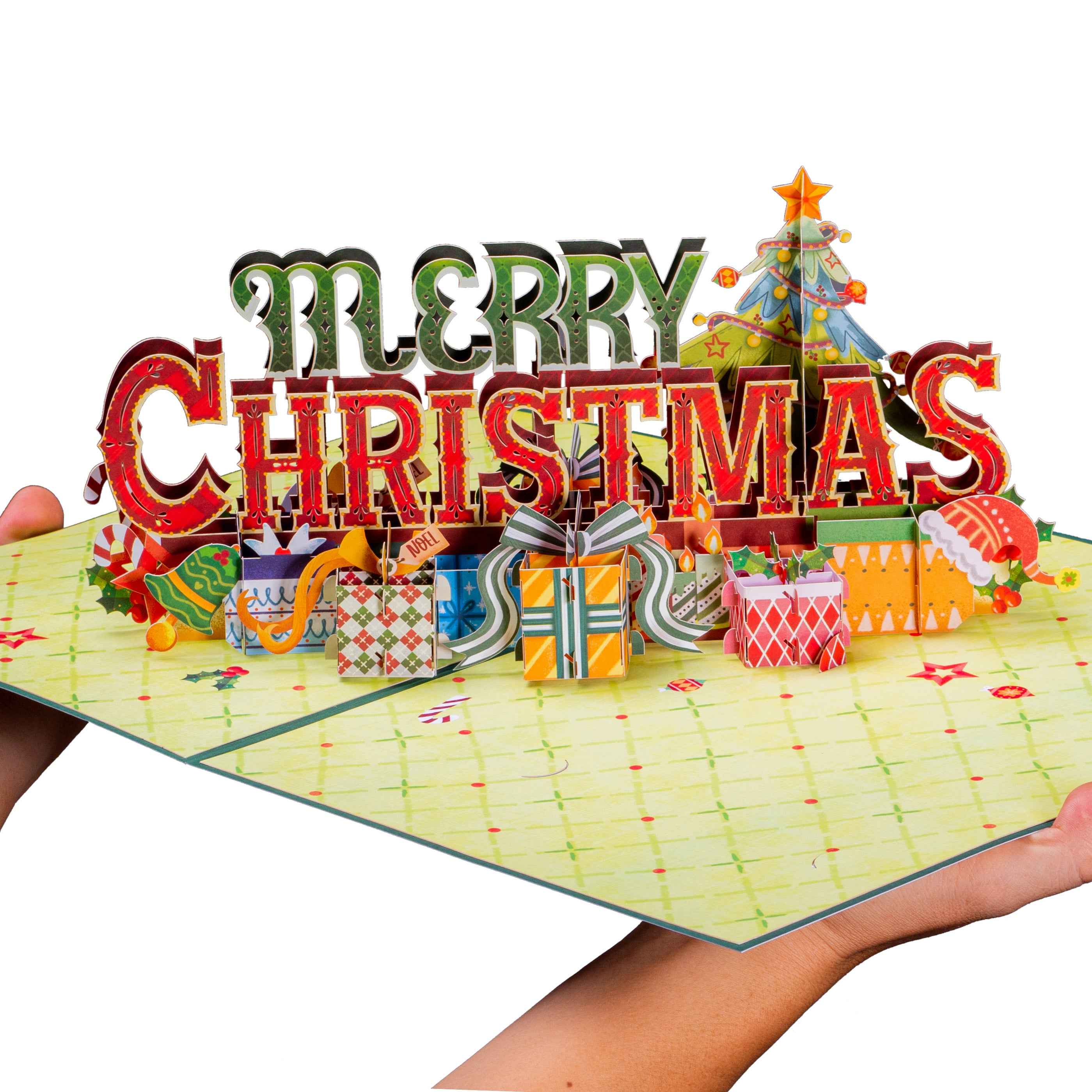 Jumbo Merry Christmas Pop Up Card - Image 2
