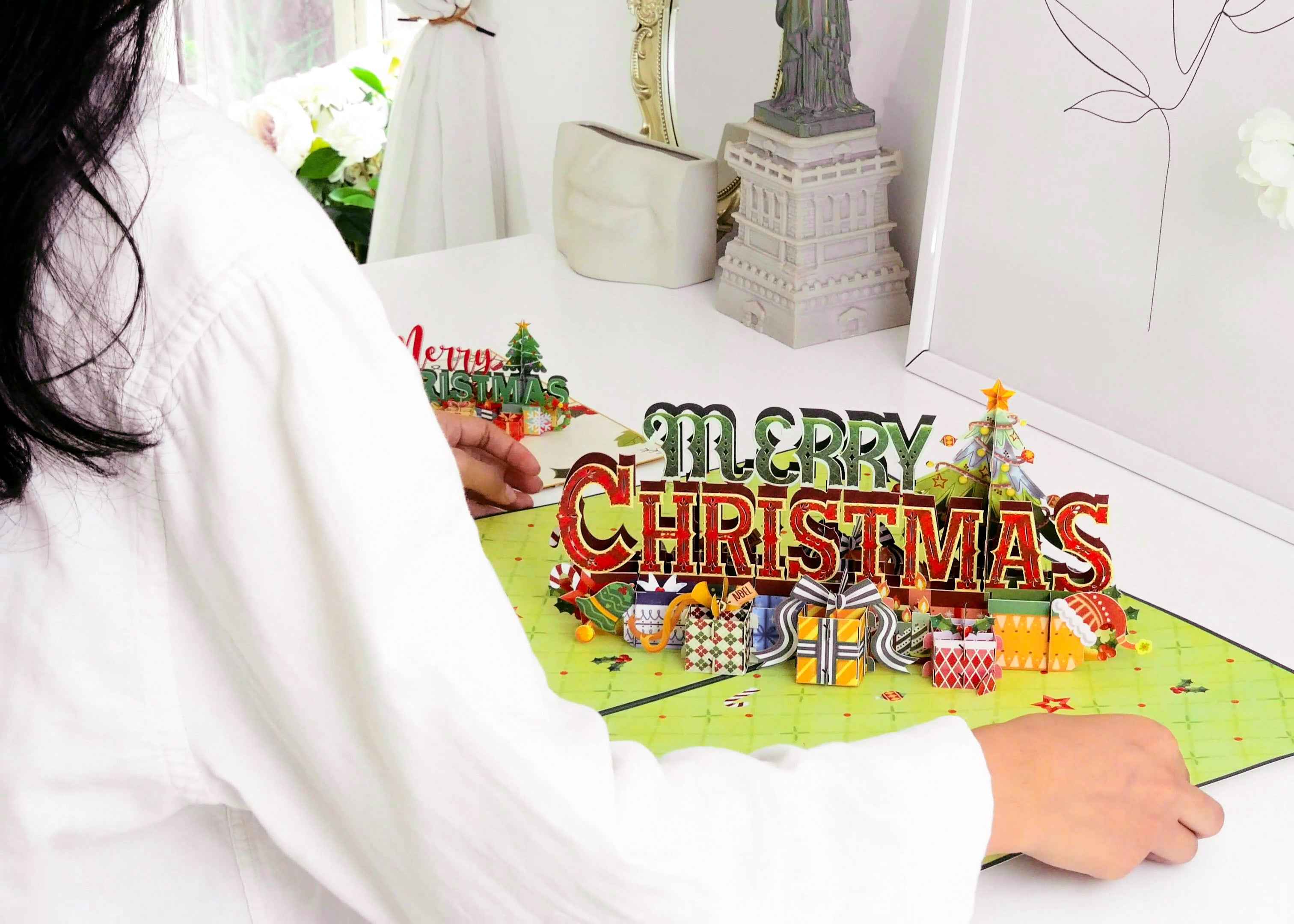 Jumbo Merry Christmas Pop Up Card - Image 3