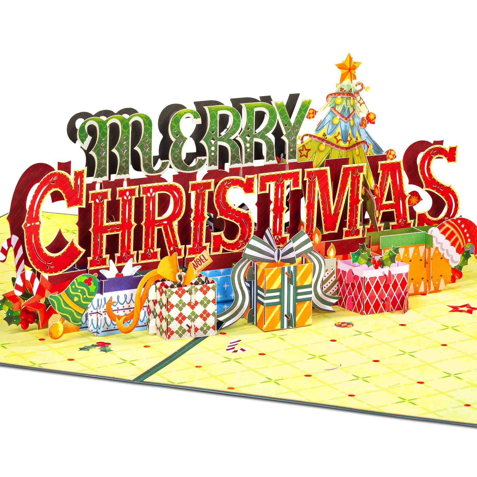 Jumbo Merry Christmas Pop Up Card - Image 9