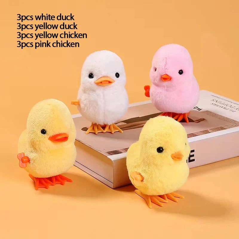 Jumping Chicken Duck Toy, Simulation Plush Jumping Duck Interactive Toy, Small Animal, Birthday Gift - Image 4
