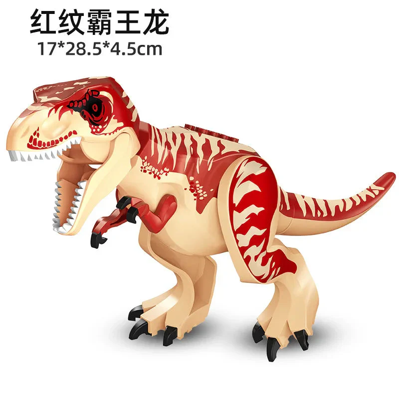Jurassic World 3 Brutal Raptor Building Blocks Dinosaur Bricks Tyrannosaurus Indominus I-Rex Assemble Toy For Children - Image 10