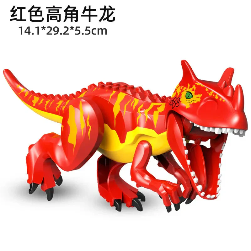 Jurassic World 3 Brutal Raptor Building Blocks Dinosaur Bricks Tyrannosaurus Indominus I-Rex Assemble Toy For Children - Image 11