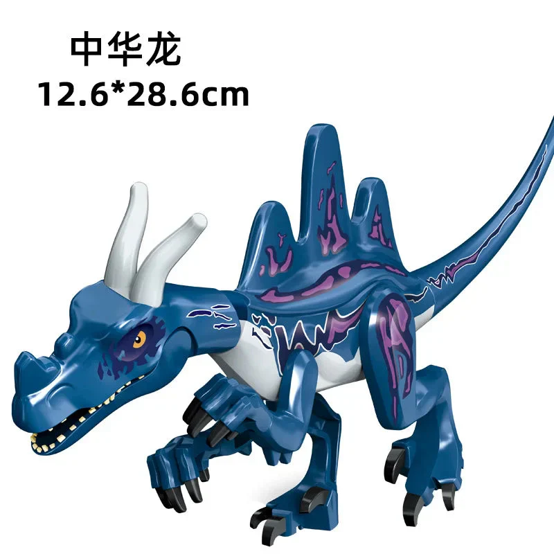 Jurassic World 3 Brutal Raptor Building Blocks Dinosaur Bricks Tyrannosaurus Indominus I-Rex Assemble Toy For Children - Image 12