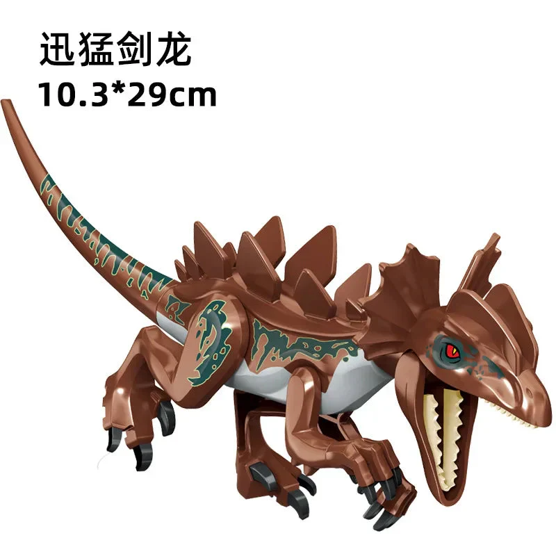 Jurassic World 3 Brutal Raptor Building Blocks Dinosaur Bricks Tyrannosaurus Indominus I-Rex Assemble Toy For Children - Image 13