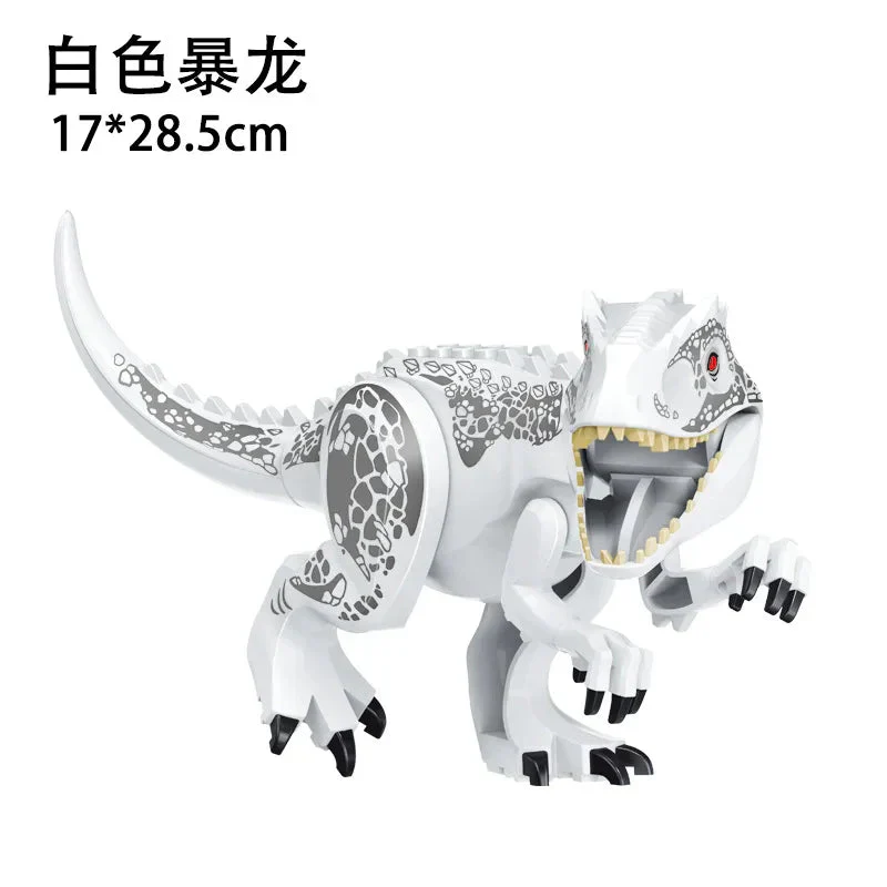 Jurassic World 3 Brutal Raptor Building Blocks Dinosaur Bricks Tyrannosaurus Indominus I-Rex Assemble Toy For Children - Image 15