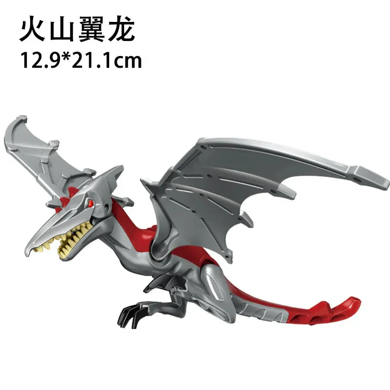 Jurassic World 3 Brutal Raptor Building Blocks Dinosaur Bricks Tyrannosaurus Indominus I-Rex Assemble Toy For Children - Image 16