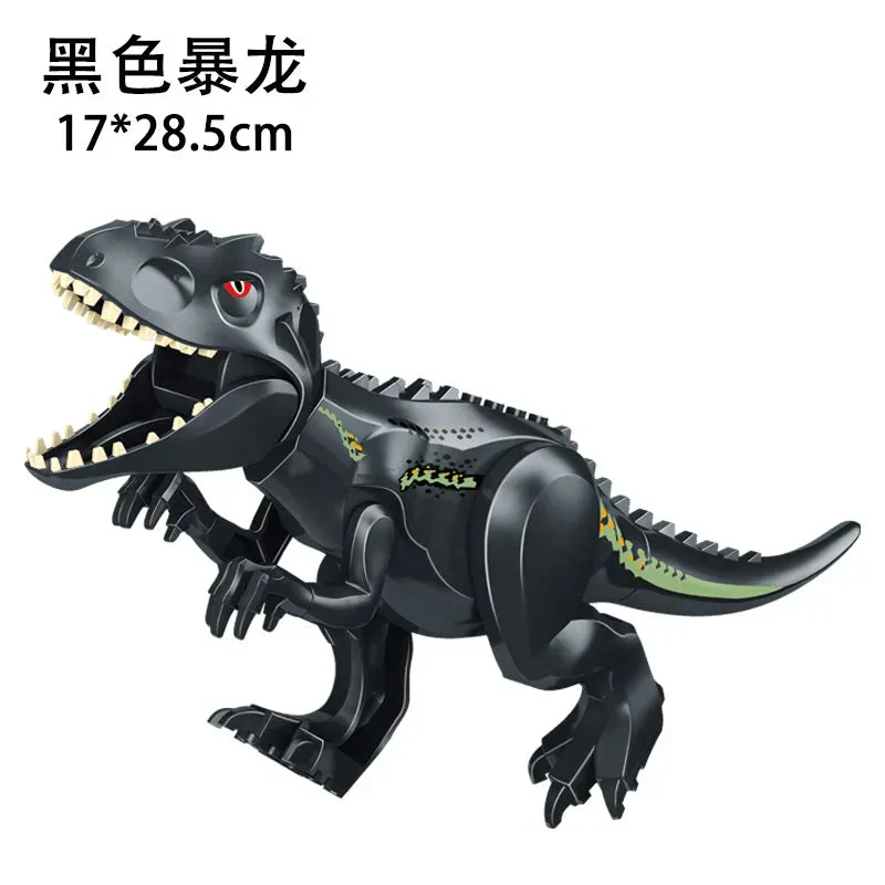 Jurassic World 3 Brutal Raptor Building Blocks Dinosaur Bricks Tyrannosaurus Indominus I-Rex Assemble Toy For Children - Image 17
