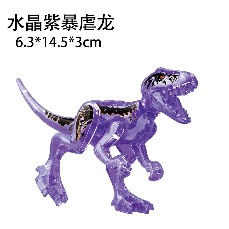 Jurassic World 3 Brutal Raptor Building Blocks Dinosaur Bricks Tyrannosaurus Indominus I-Rex Assemble Toy For Children - Image 18