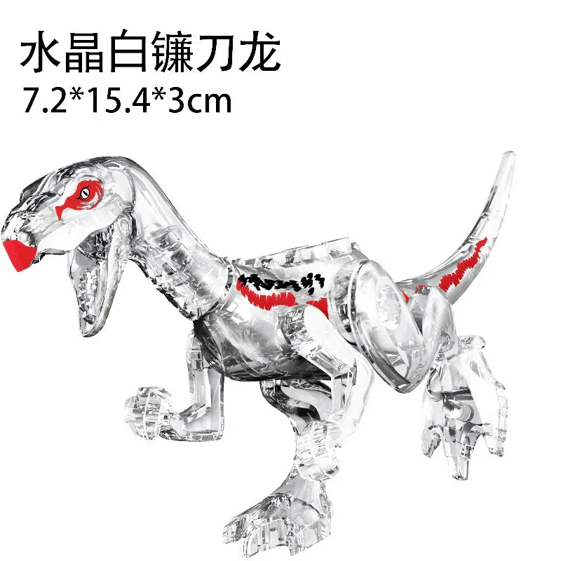 Jurassic World 3 Brutal Raptor Building Blocks Dinosaur Bricks Tyrannosaurus Indominus I-Rex Assemble Toy For Children - Image 19
