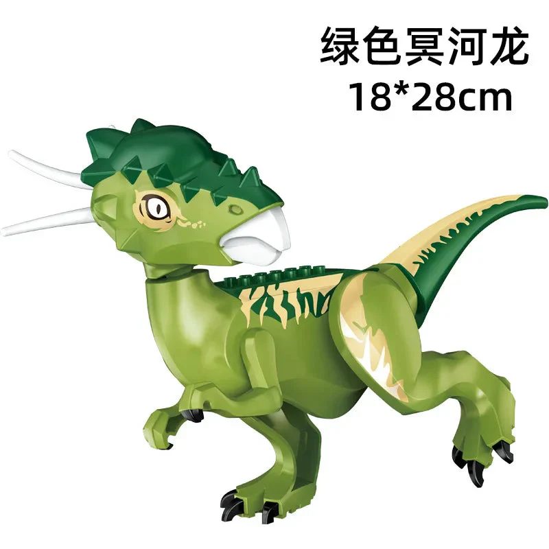 Jurassic World 3 Brutal Raptor Building Blocks Dinosaur Bricks Tyrannosaurus Indominus I-Rex Assemble Toy For Children - Image 21