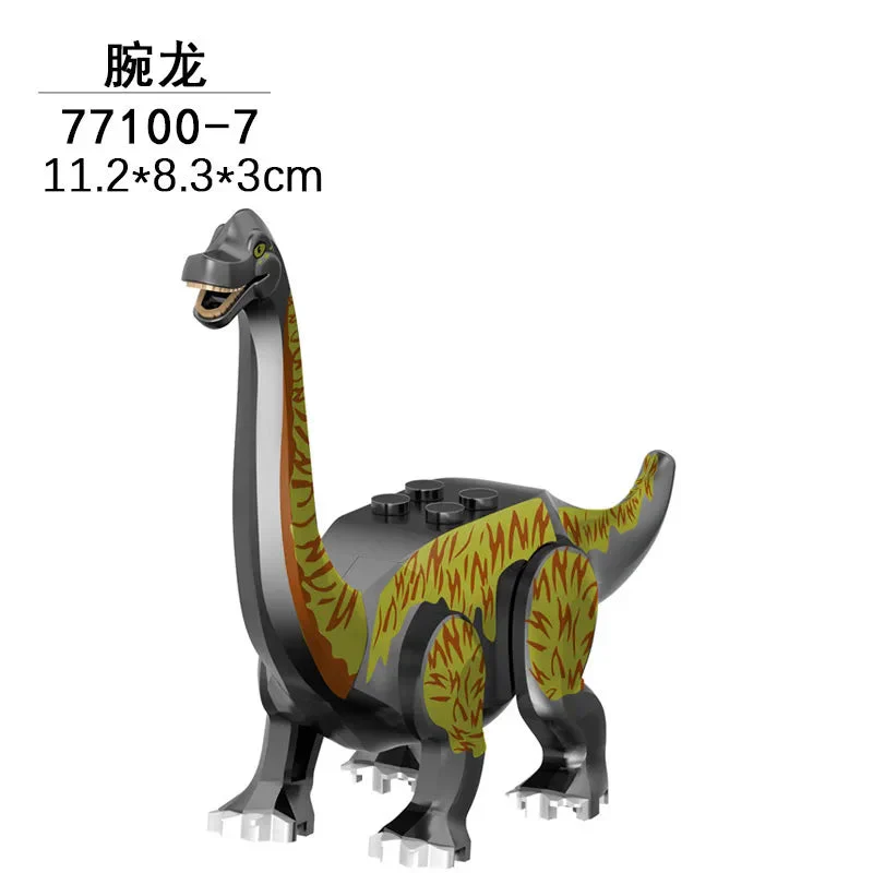 Jurassic World 3 Brutal Raptor Building Blocks Dinosaur Bricks Tyrannosaurus Indominus I-Rex Assemble Toy For Children - Image 23