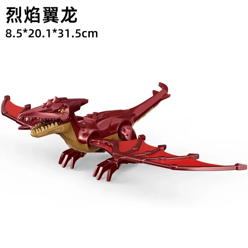 Jurassic World 3 Brutal Raptor Building Blocks Dinosaur Bricks Tyrannosaurus Indominus I-Rex Assemble Toy For Children - Image 24