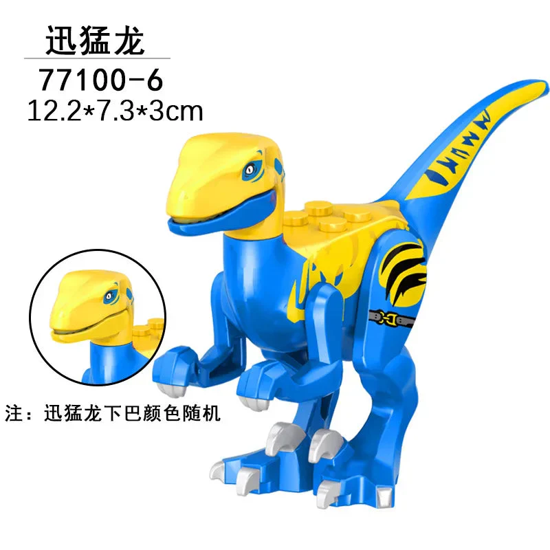 Jurassic World 3 Brutal Raptor Building Blocks Dinosaur Bricks Tyrannosaurus Indominus I-Rex Assemble Toy For Children - Image 25