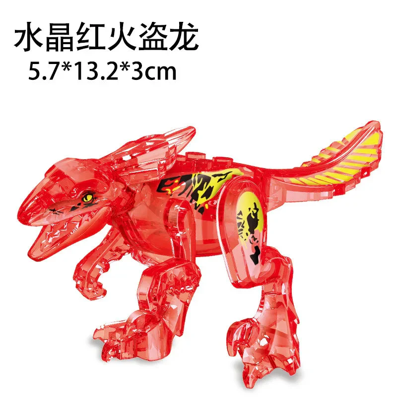 Jurassic World 3 Brutal Raptor Building Blocks Dinosaur Bricks Tyrannosaurus Indominus I-Rex Assemble Toy For Children - Image 26