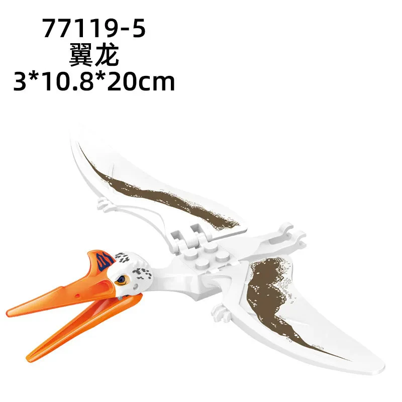 Jurassic World 3 Brutal Raptor Building Blocks Dinosaur Bricks Tyrannosaurus Indominus I-Rex Assemble Toy For Children - Image 27