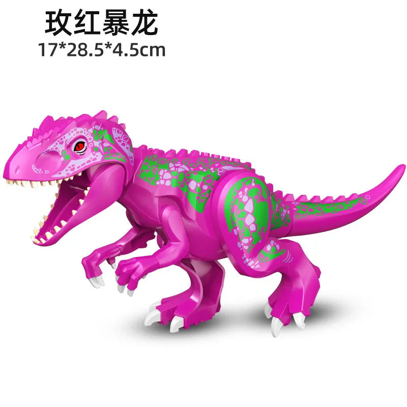 Jurassic World 3 Brutal Raptor Building Blocks Dinosaur Bricks Tyrannosaurus Indominus I-Rex Assemble Toy For Children - Image 28