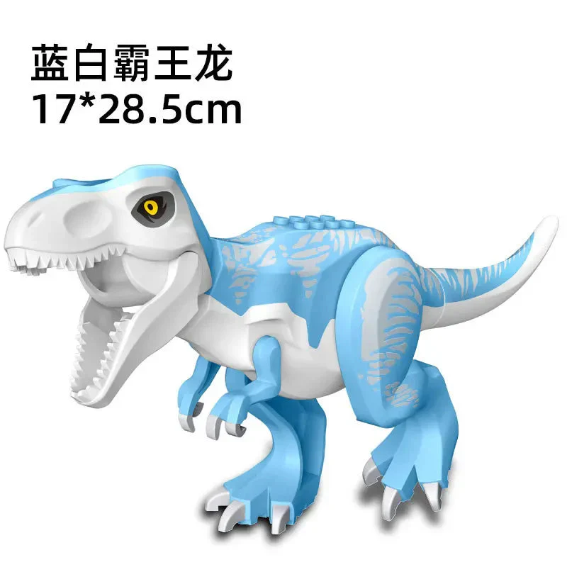 Jurassic World 3 Brutal Raptor Building Blocks Dinosaur Bricks Tyrannosaurus Indominus I-Rex Assemble Toy For Children - Image 32