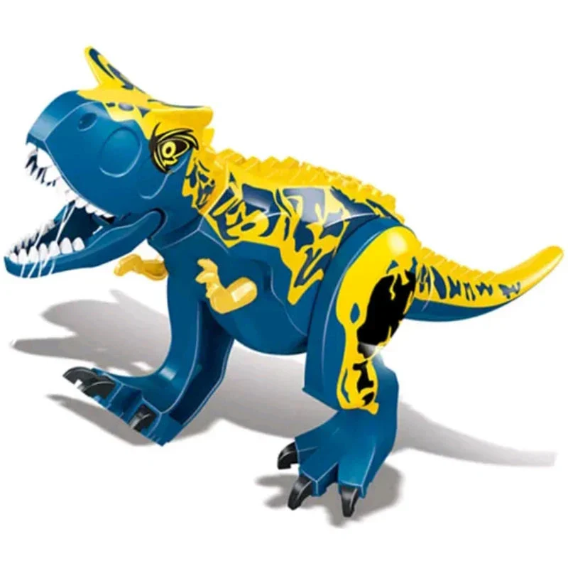 Jurassic World 3 Brutal Raptor Building Blocks Dinosaur Bricks Tyrannosaurus Indominus I-Rex Assemble Toy For Children - Image 4