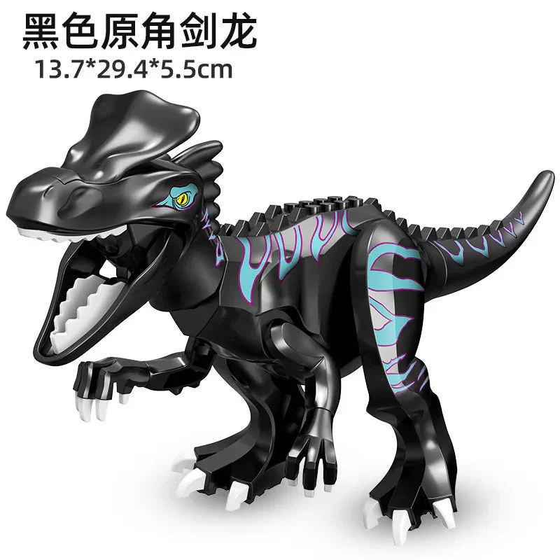 Jurassic World 3 Brutal Raptor Building Blocks Dinosaur Bricks Tyrannosaurus Indominus I-Rex Assemble Toy For Children - Image 43