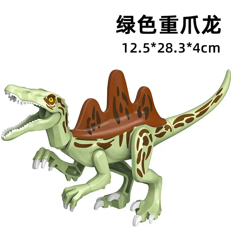Jurassic World 3 Brutal Raptor Building Blocks Dinosaur Bricks Tyrannosaurus Indominus I-Rex Assemble Toy For Children - Image 45