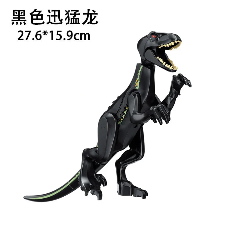 Jurassic World 3 Brutal Raptor Building Blocks Dinosaur Bricks Tyrannosaurus Indominus I-Rex Assemble Toy For Children - Image 48
