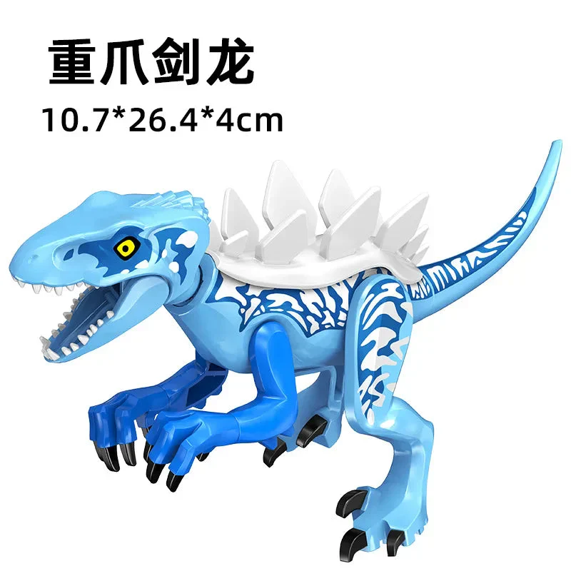 Jurassic World 3 Brutal Raptor Building Blocks Dinosaur Bricks Tyrannosaurus Indominus I-Rex Assemble Toy For Children - Image 53