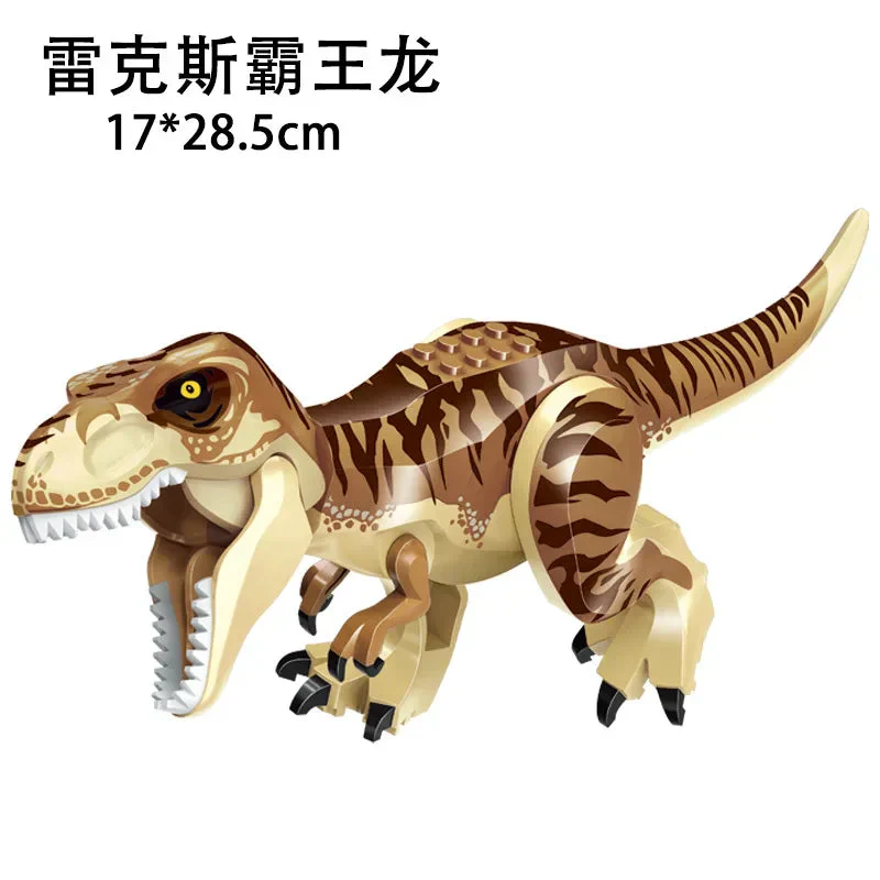 Jurassic World 3 Brutal Raptor Building Blocks Dinosaur Bricks Tyrannosaurus Indominus I-Rex Assemble Toy For Children - Image 57