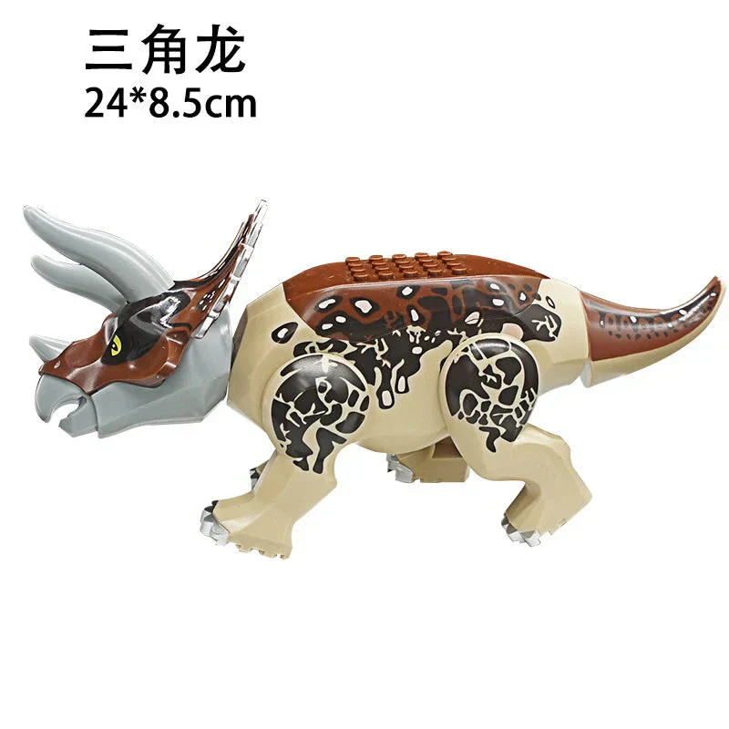 Jurassic World 3 Brutal Raptor Building Blocks Dinosaur Bricks Tyrannosaurus Indominus I-Rex Assemble Toy For Children - Image 58