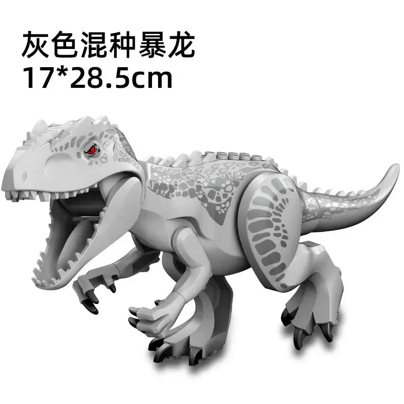 Jurassic World 3 Brutal Raptor Building Blocks Dinosaur Bricks Tyrannosaurus Indominus I-Rex Assemble Toy For Children - Image 59