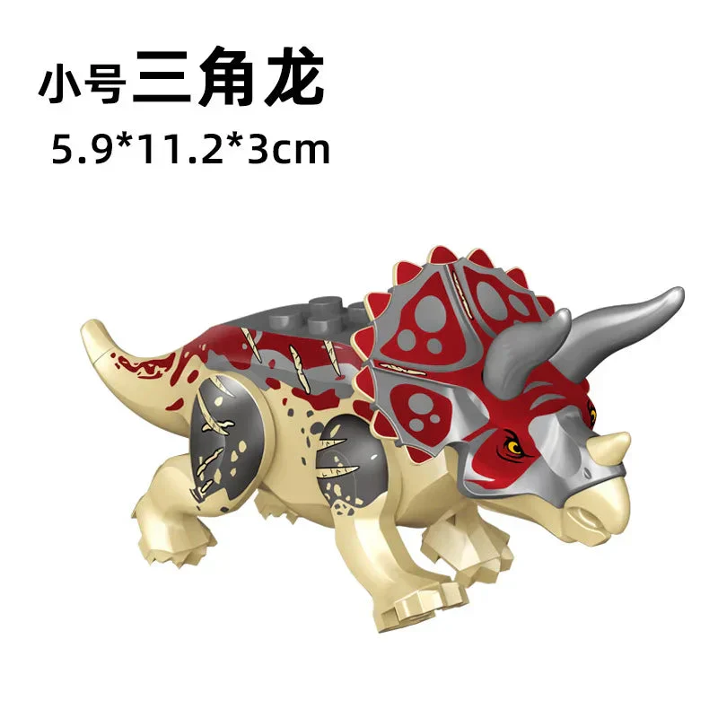 Jurassic World 3 Brutal Raptor Building Blocks Dinosaur Bricks Tyrannosaurus Indominus I-Rex Assemble Toy For Children - Image 63