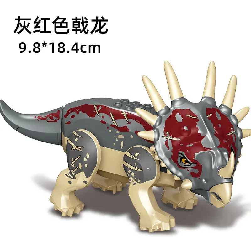 Jurassic World 3 Brutal Raptor Building Blocks Dinosaur Bricks Tyrannosaurus Indominus I-Rex Assemble Toy For Children - Image 68