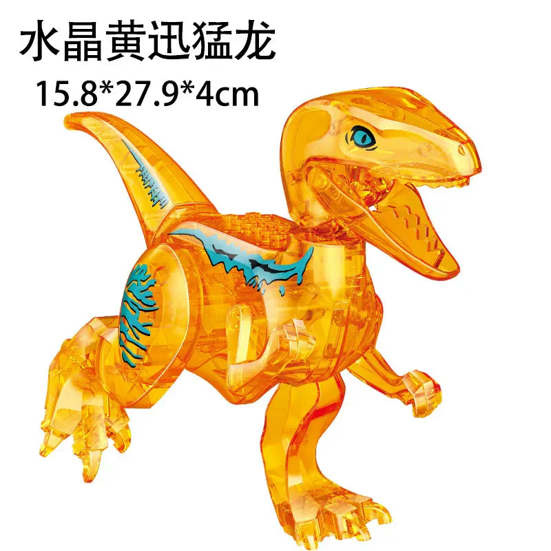 Jurassic World 3 Brutal Raptor Building Blocks Dinosaur Bricks Tyrannosaurus Indominus I-Rex Assemble Toy For Children - Image 7