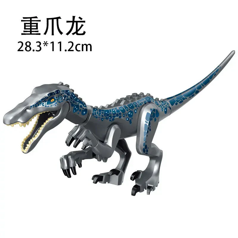 Jurassic World 3 Brutal Raptor Building Blocks Dinosaur Bricks Tyrannosaurus Indominus I-Rex Assemble Toy For Children - Image 73
