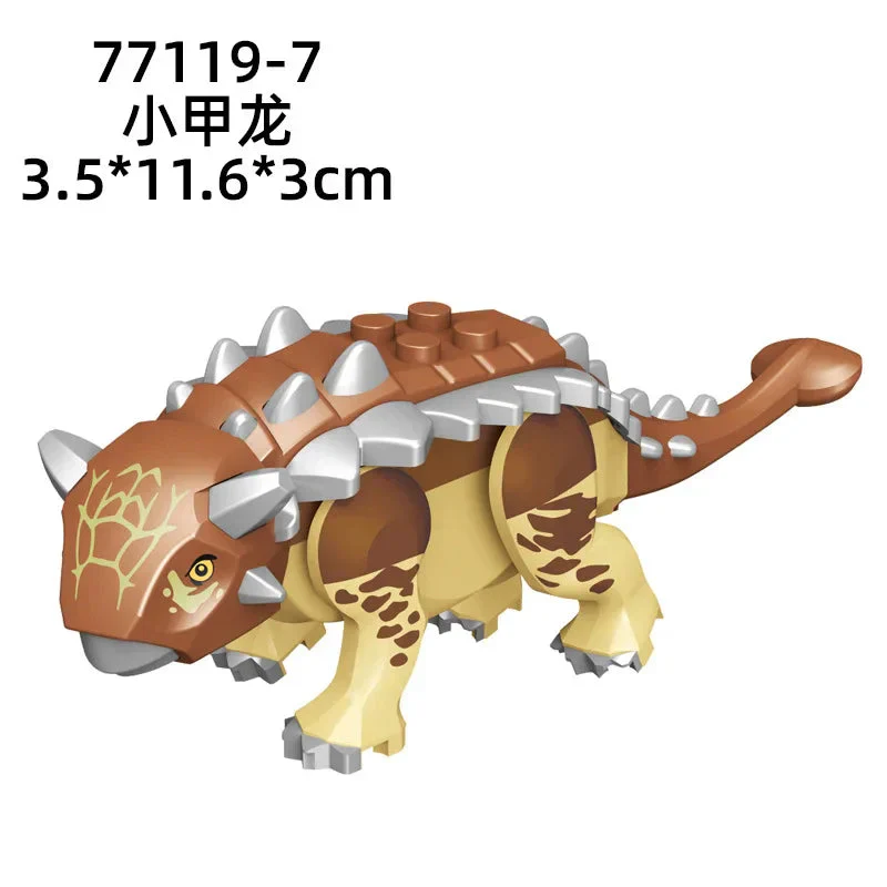 Jurassic World 3 Brutal Raptor Building Blocks Dinosaur Bricks Tyrannosaurus Indominus I-Rex Assemble Toy For Children - Image 8