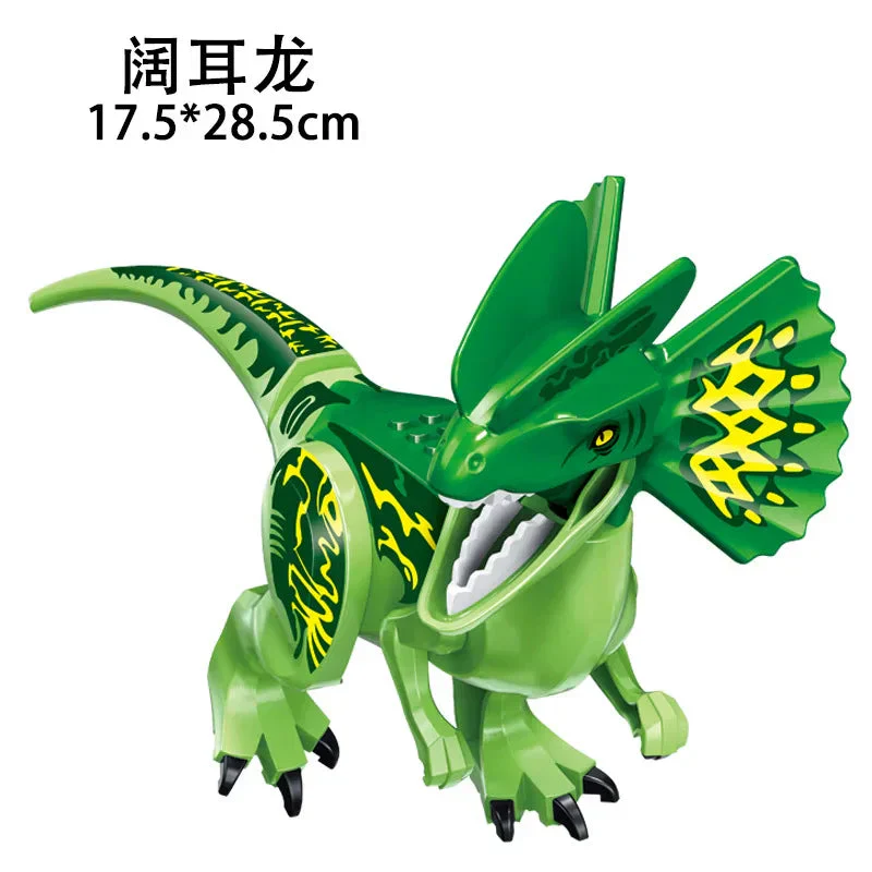 Jurassic World 3 Brutal Raptor Building Blocks Dinosaur Bricks Tyrannosaurus Indominus I-Rex Assemble Toy For Children - Image 9