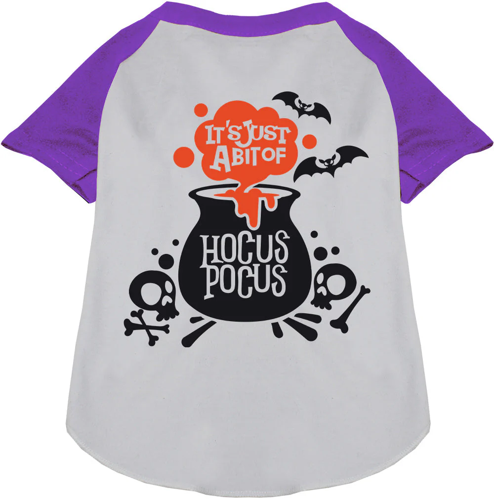 Just a Bunch of Hocus Pocus Pet Raglan Shirt - Image 4