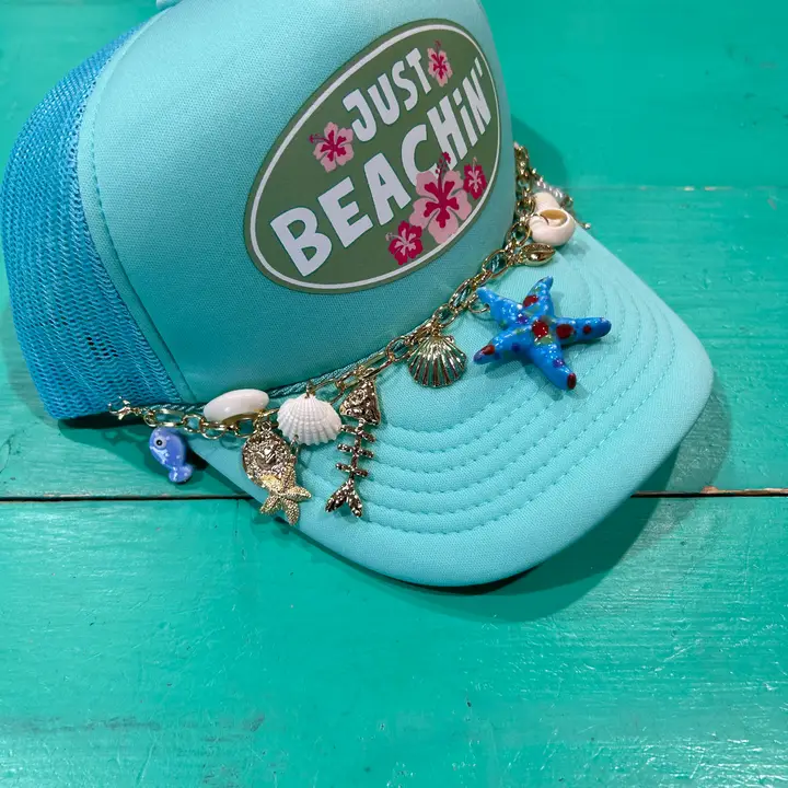 Just Beachin' Trucker Hat - Image 2