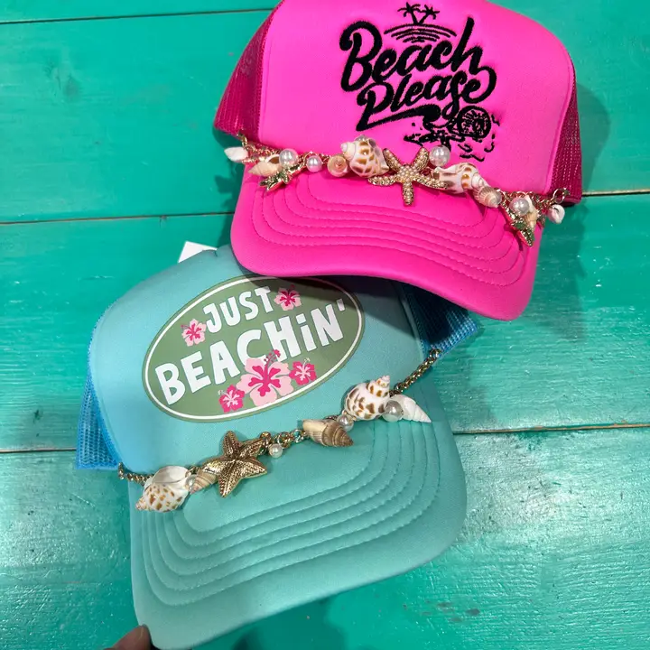 Just Beachin' Trucker Hat - Image 5