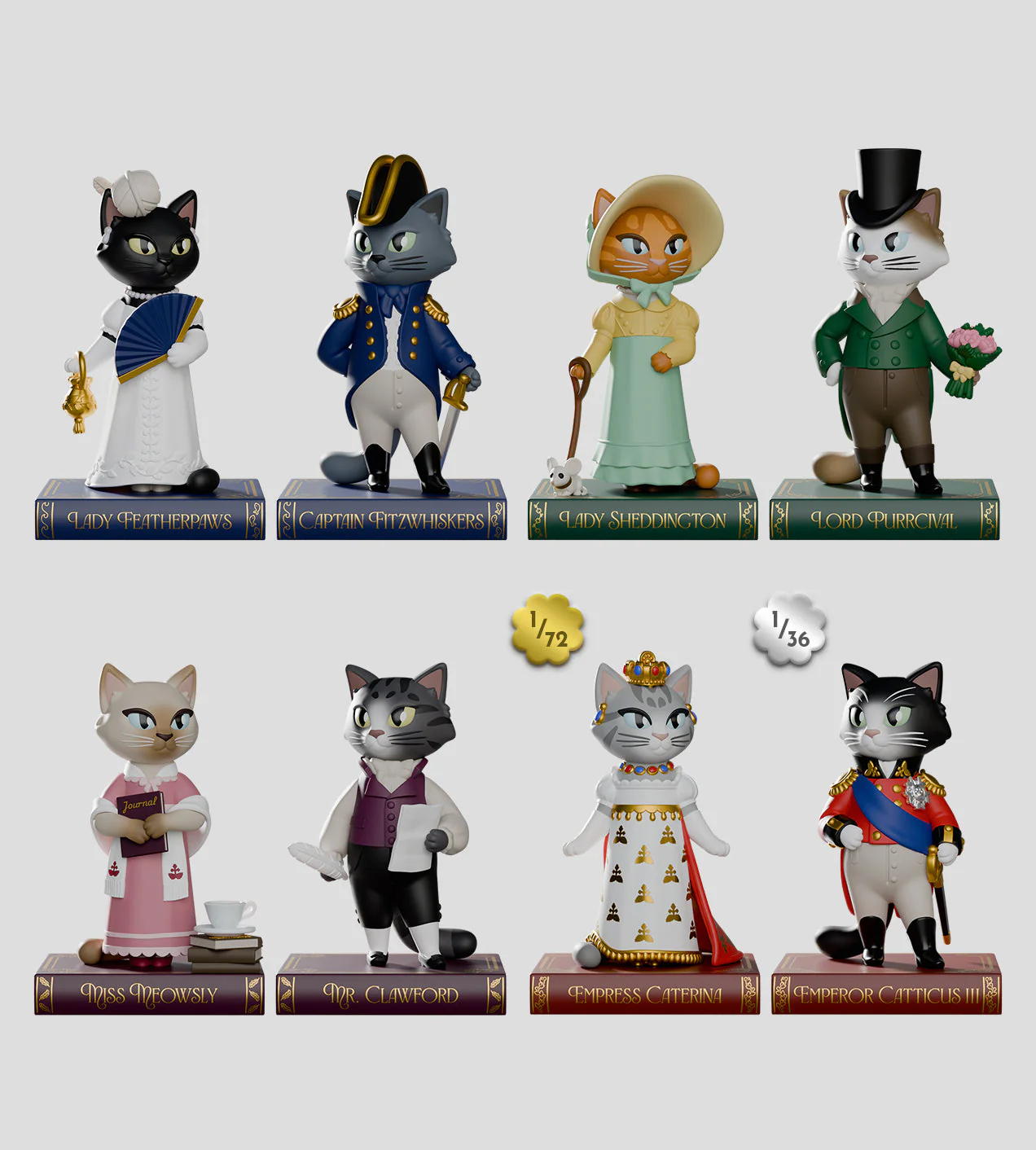 Kaleidos Creative: Regency Cats Blind Box - Image 2