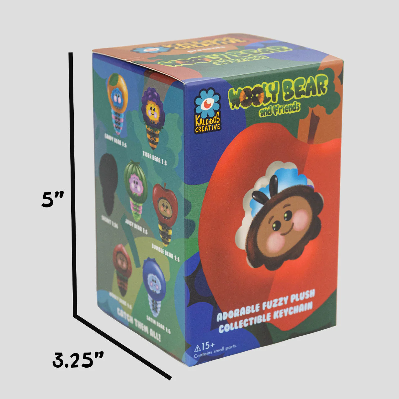 Kaleidos Creative: Wooly Bear and Friends Plush Keychain Blind Box - Image 3