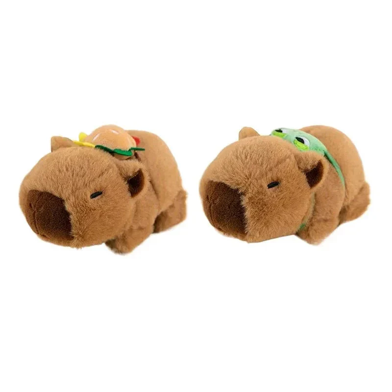 Kawaii Capybara Plush Slap Snap Wristband – Funny Kids Toy Bracelet - Image 4