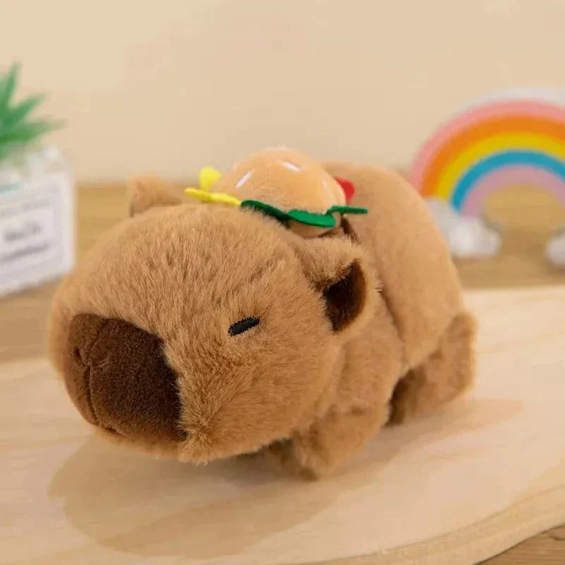 Kawaii Capybara Plush Slap Snap Wristband – Funny Kids Toy Bracelet - Image 5