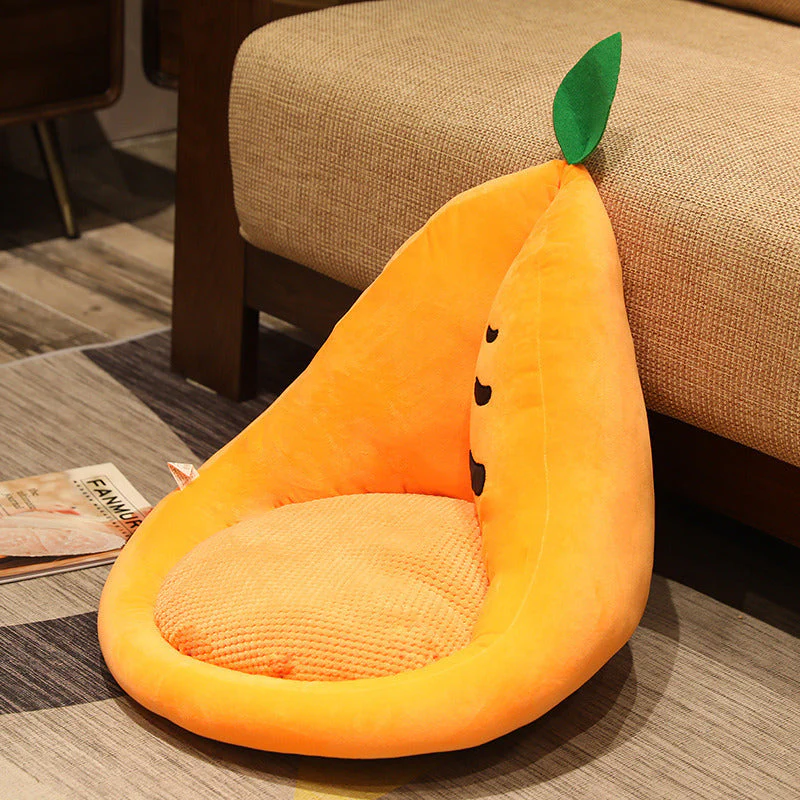 Kawaii Multifunction Plush Fruit Soft Stuffed Cactus Avocado Carrot Pillow Toys Home Office Decor Chair Seat Cushion - Image 9